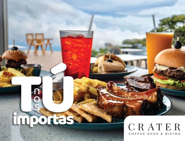 ¡Disfruta todo abril en Restaurante Cráter al pagar con tus Tarjetas del SISTEMA FEDECRÉDITO!