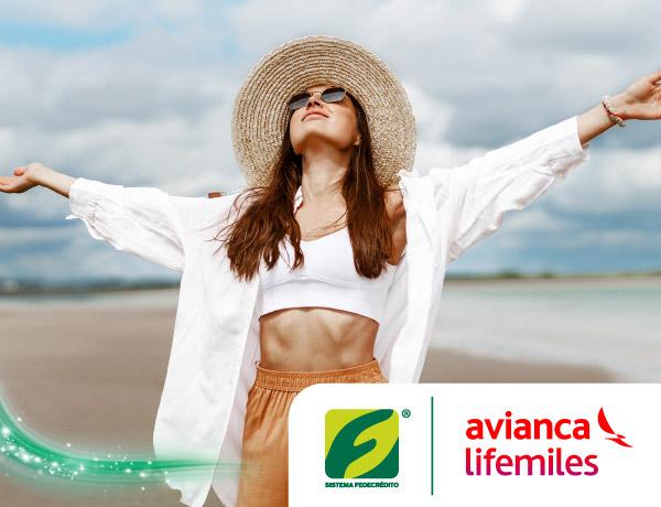 Traslada tus FEDEPUNTOS a Millas de Avianca LifeMiles y gana 20% de bono adicional de millas.